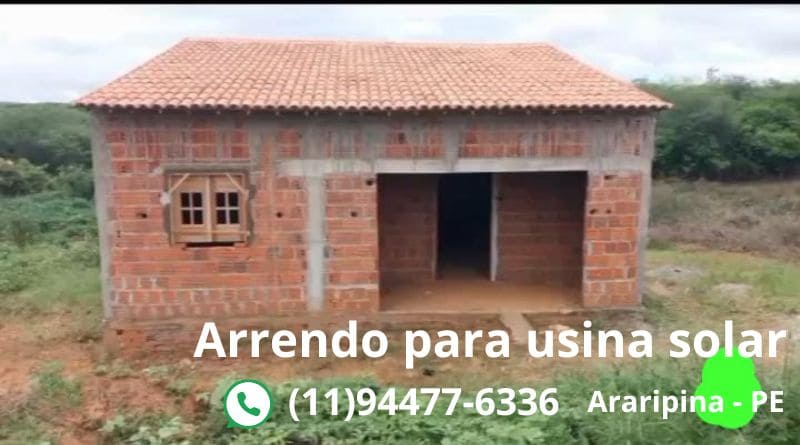 Usina Solar em Araripina-PE: Terreno Ideal