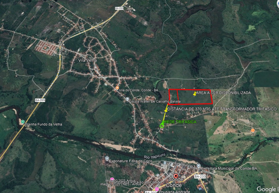 aluguel terreno para usina solar