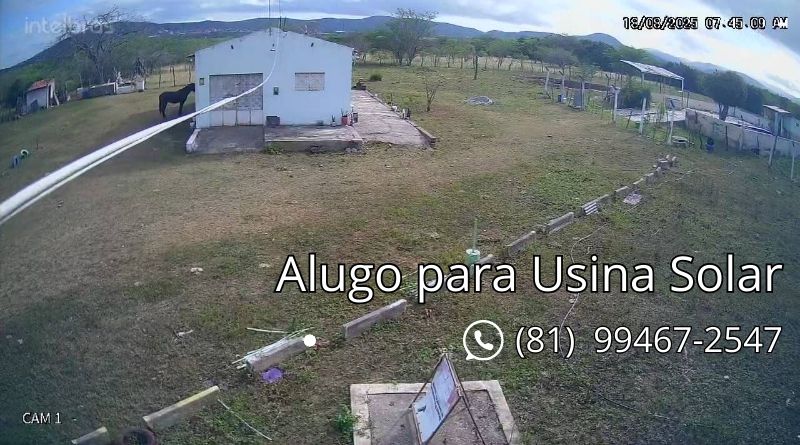Aluguel de 13 Hectares para Usina Solar em Brejo da Madre de Deus - PE