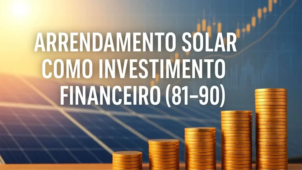 Arrendamento Solar como Investimento Financeiro (81-90)